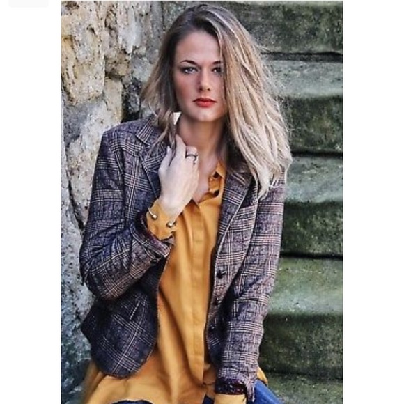 elbow patch blazer h&m